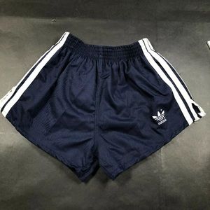 Vintage Adidas TrefoilBoys YL 28-30 Navy Shorts
